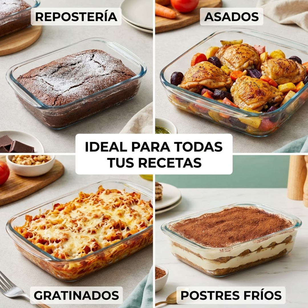 Set bandejas de horno Pirex