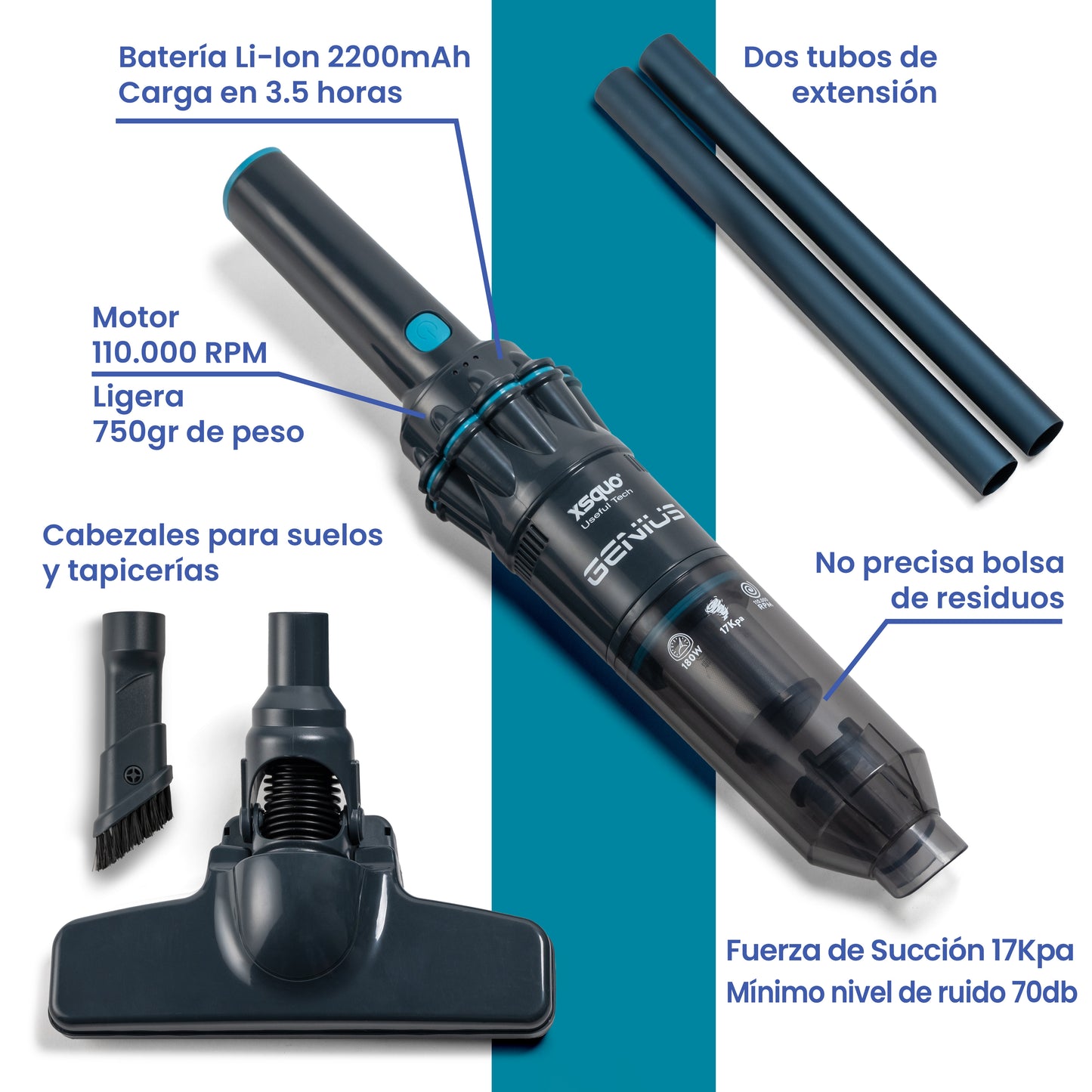 Aspiradora Genius Vac – XSQUO