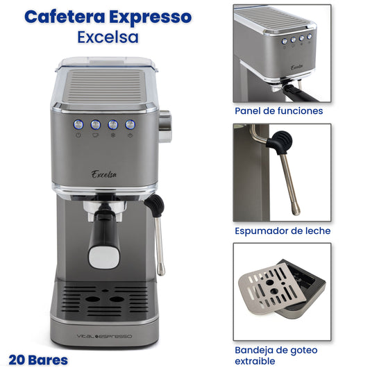 Cafetière Excelsa 1350 W 20 bars – XSQUO