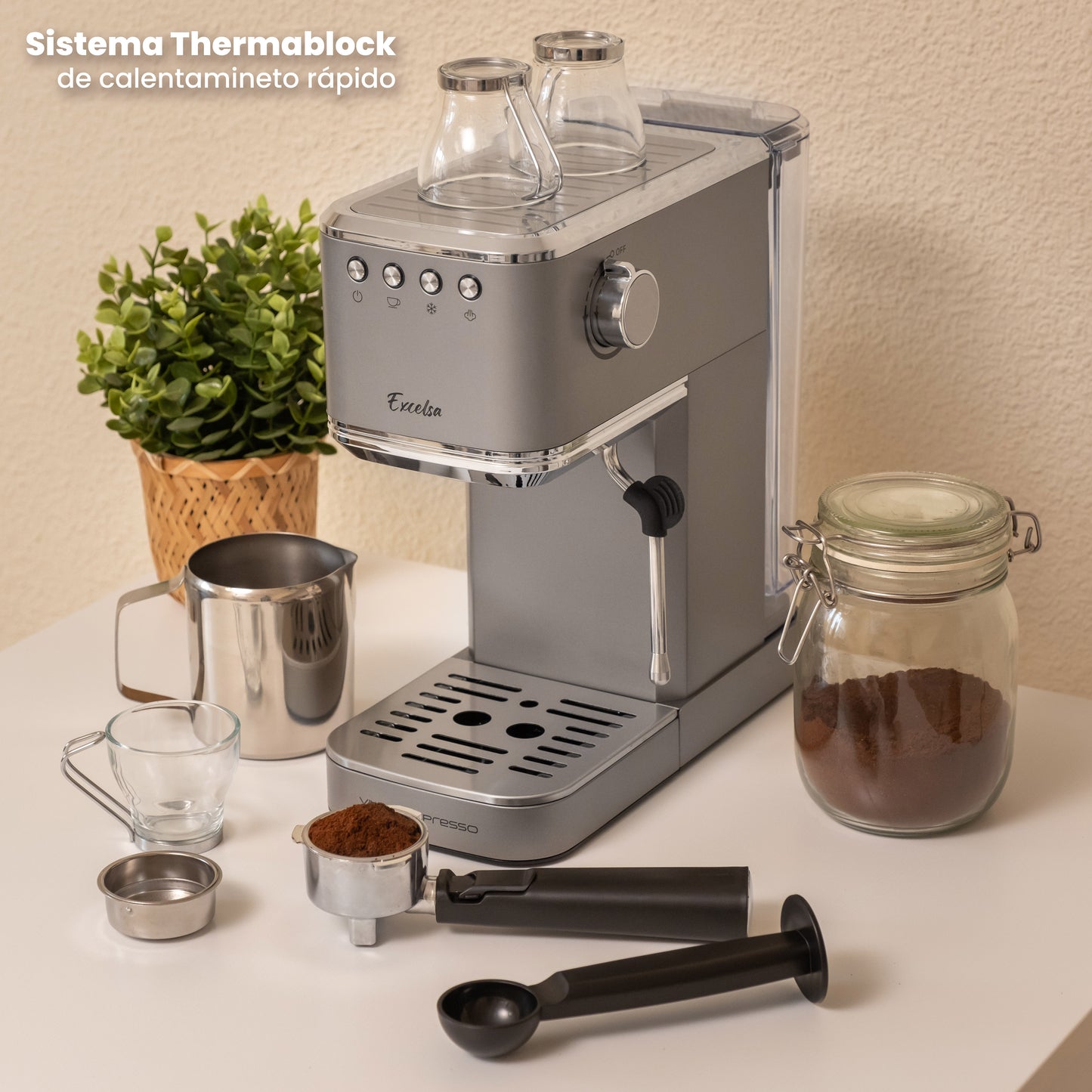 Excelsa 1350W 20 Bar Coffee Maker – XSQUO