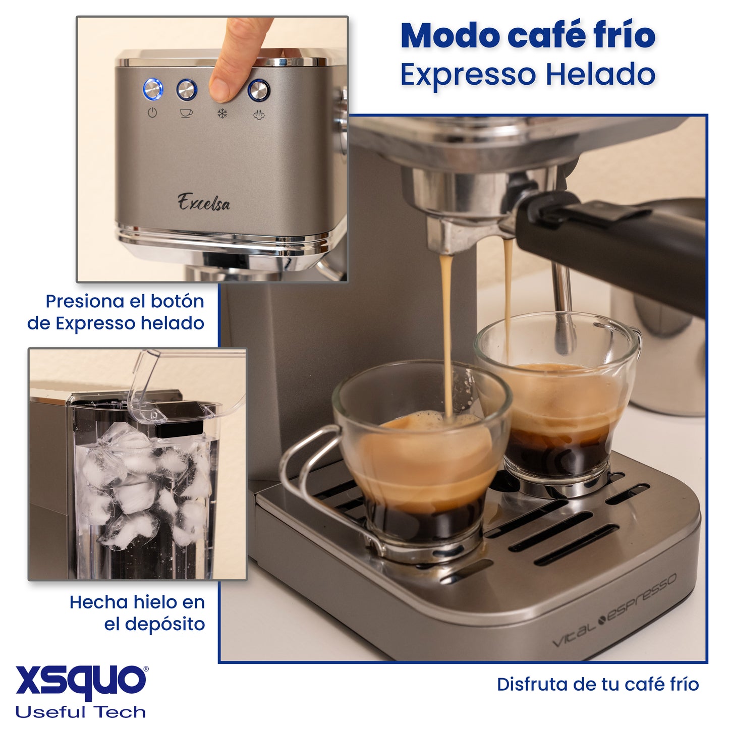 Excelsa 1350W 20 Bar Coffee Maker – XSQUO