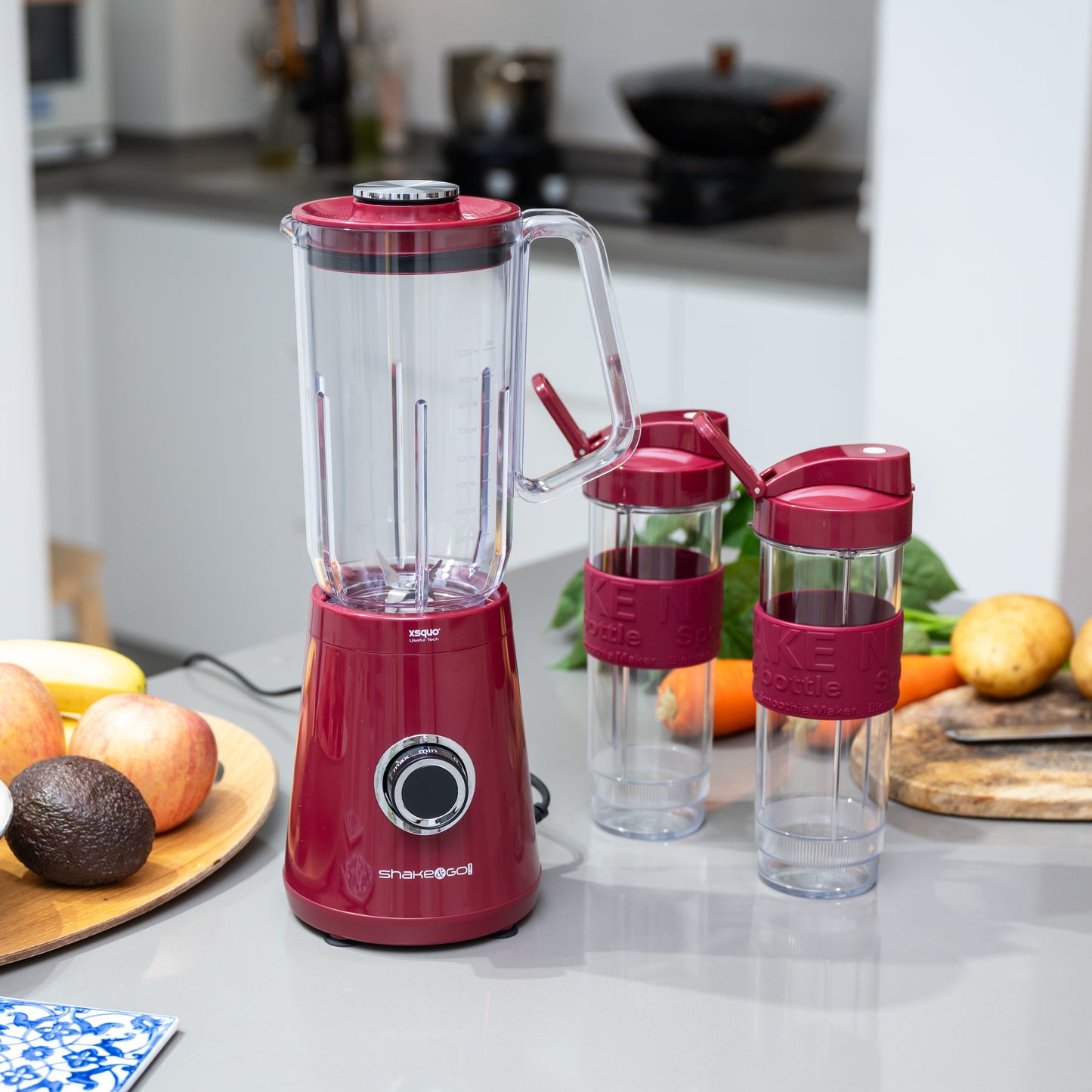 Shake & Go – Mini Batidora Personal 3 en 1 con Botellas Portátiles (500W)