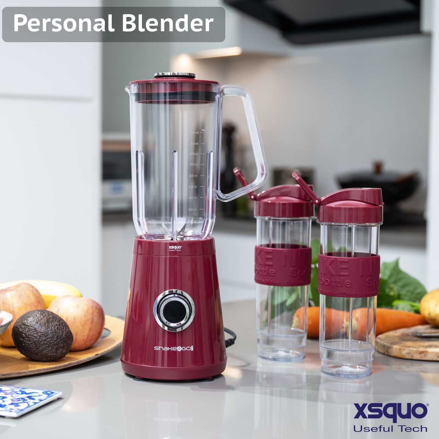Shake & Go – Mini Batidora Personal 3 en 1 con Botellas Portátiles (500W)