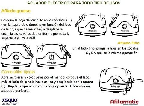 Scissors and knife sharpener. Afilamatic.