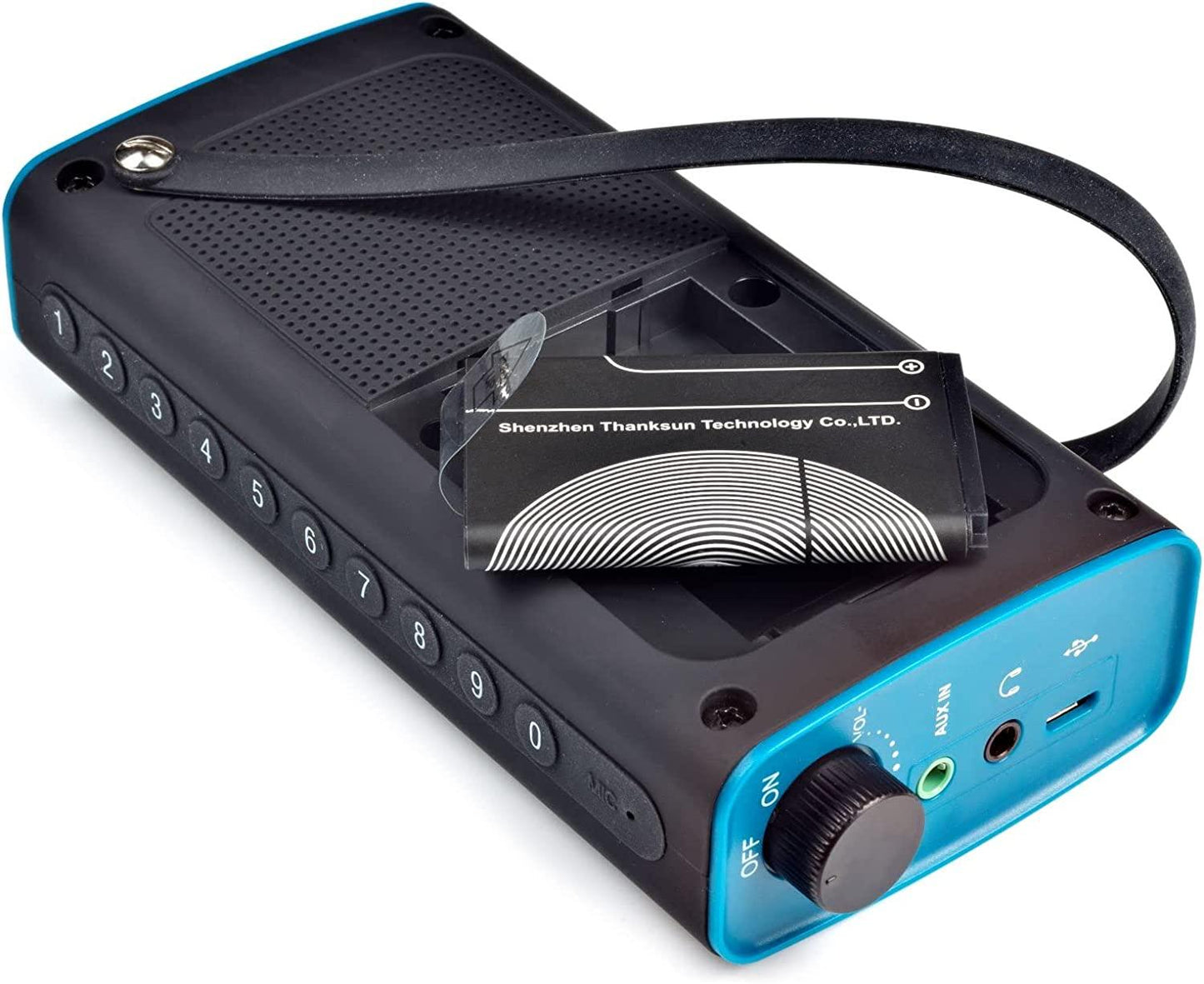 Radio FM con altavoz Bluetooth y batería Recargable