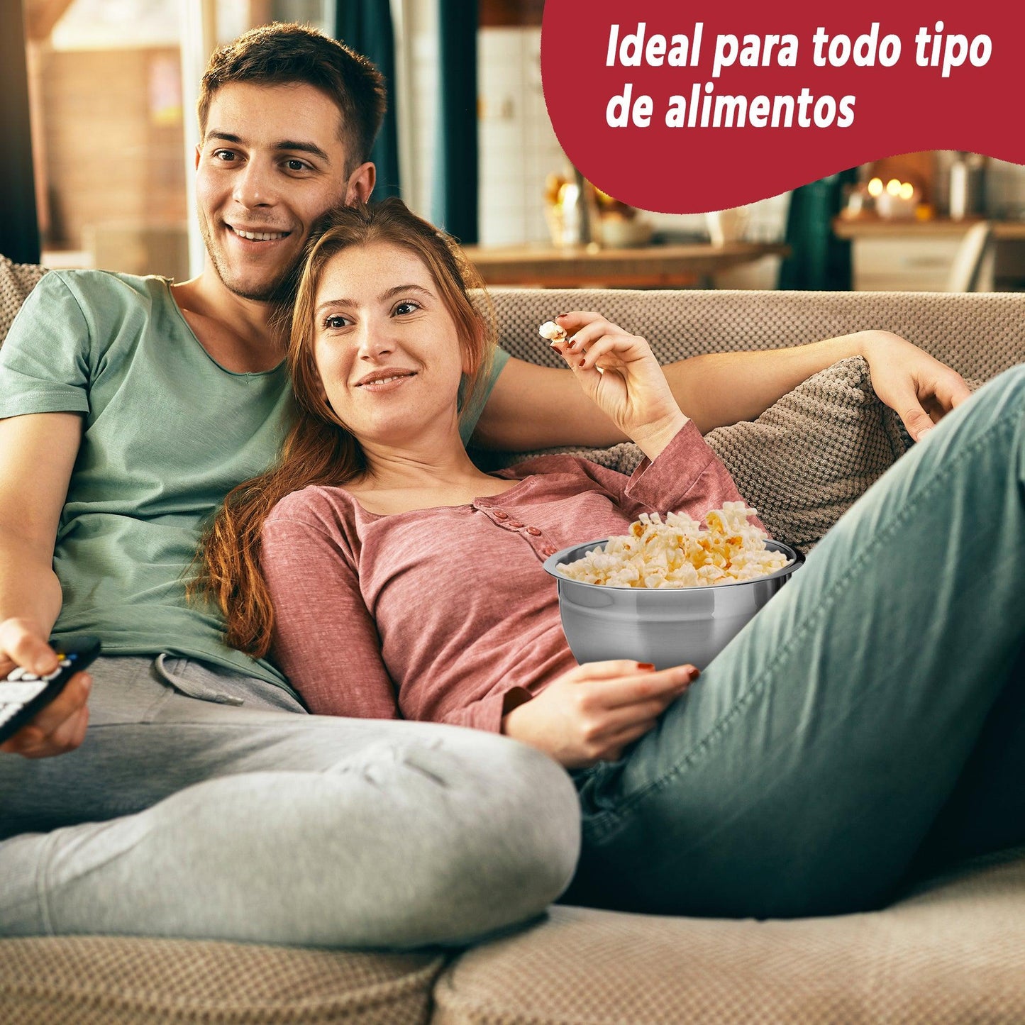 Set of 4 stainless steel bowls