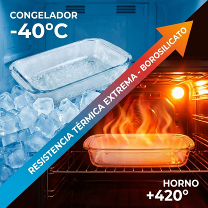 Set bandejas de horno Pirex