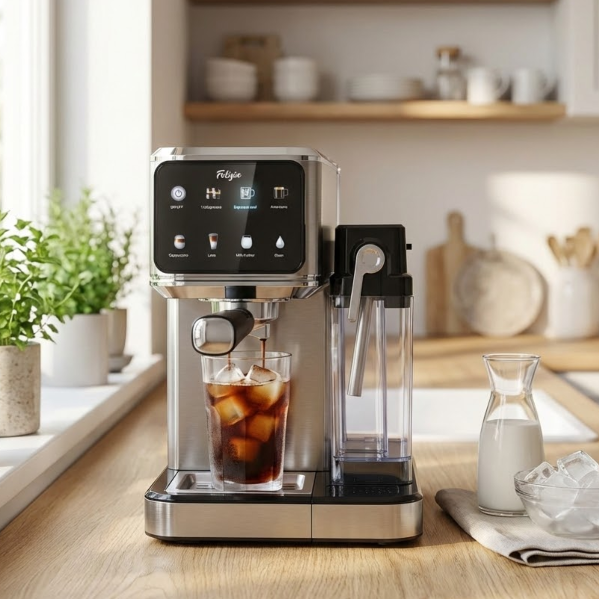 Felizia Latte - Cafetera Espresso Semiautomática 20 Bares