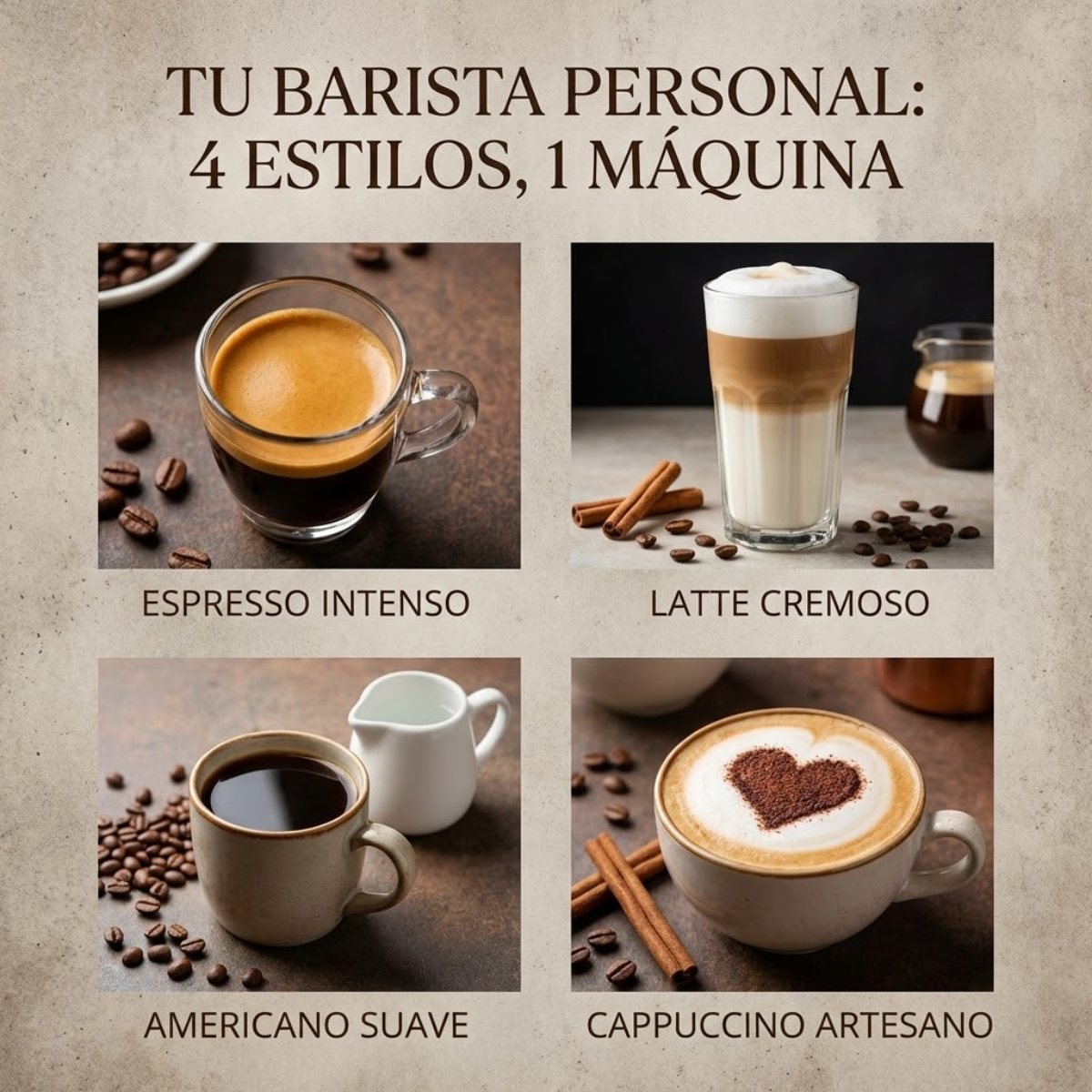 Felizia Latte - Cafetera Espresso Semiautomática 20 Bares