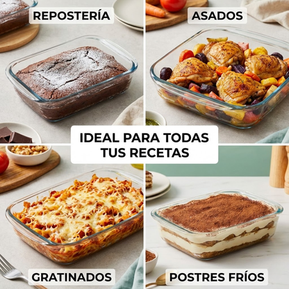 Set bandejas de horno Pirex