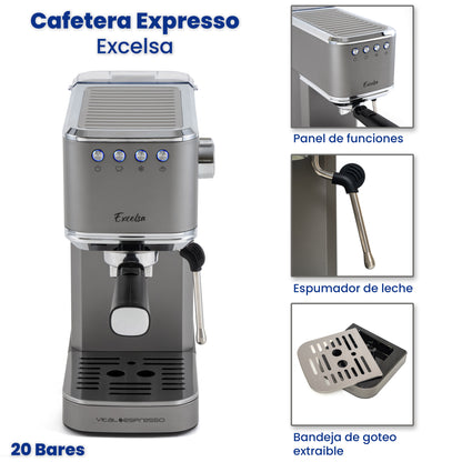 Excelsa 1350W 20 Bar Coffee Maker – XSQUO