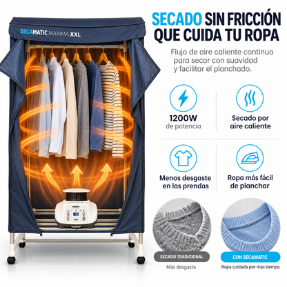 Secadora de ropa Secamatic Máxima XXL 1200w