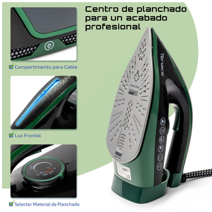 Tenace suela cerámica centro de planchado