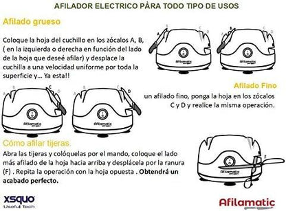 Afilador tijeras y cuchillos. Afilamatic.