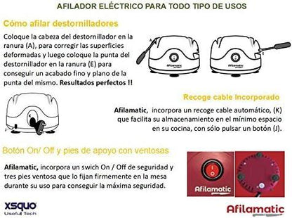 Afilador tijeras y cuchillos. Afilamatic.