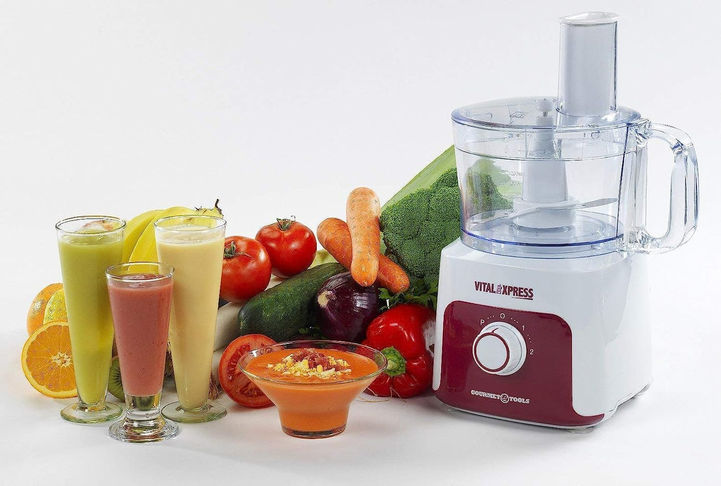 Robot multiprocesado de alimentos 750w