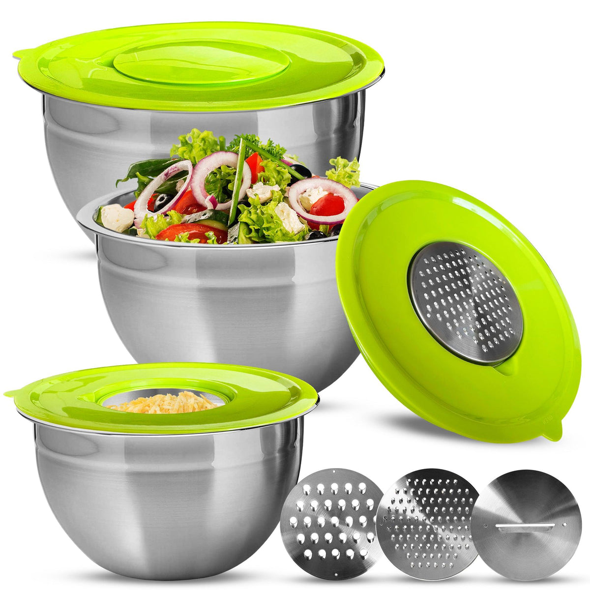 Set de 3 Boles de Acero Multi-función – Reacondicionado