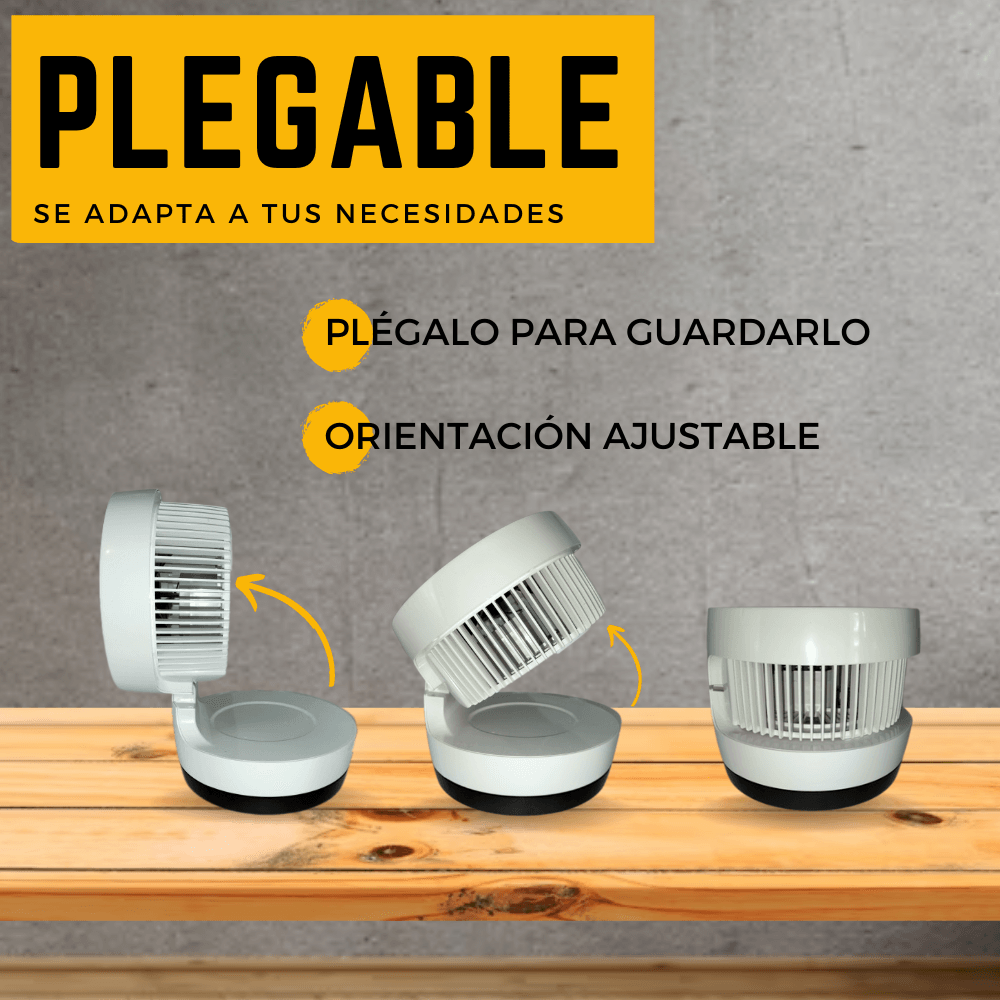 Ventilador con flujo de aire 3D